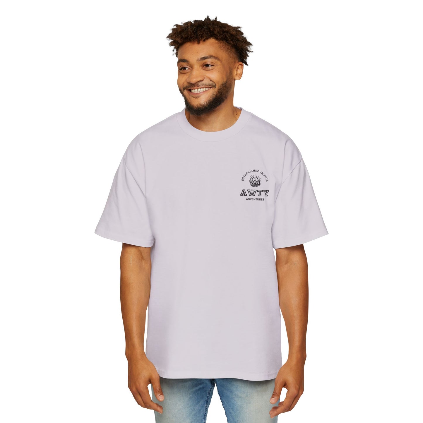 Are We There Yet Adventures Camping Logo - AS Colour 5080 Oversize Tee