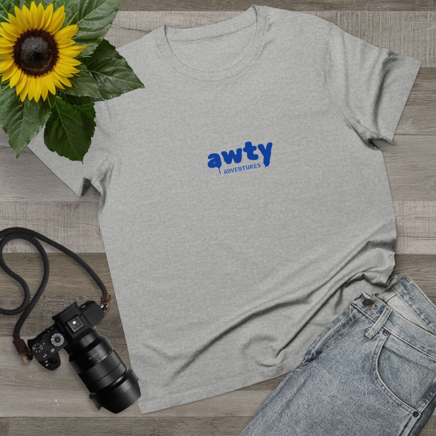 AWTYA Graffiti Design - Women’s Maple Tee