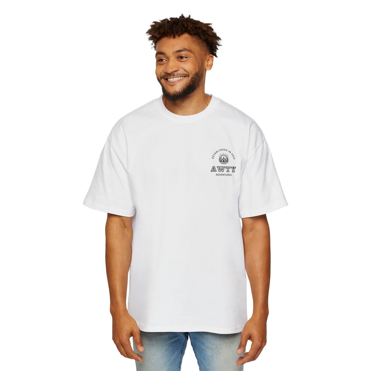 Are We There Yet Adventures Camping Logo - AS Colour 5080 Oversize Tee