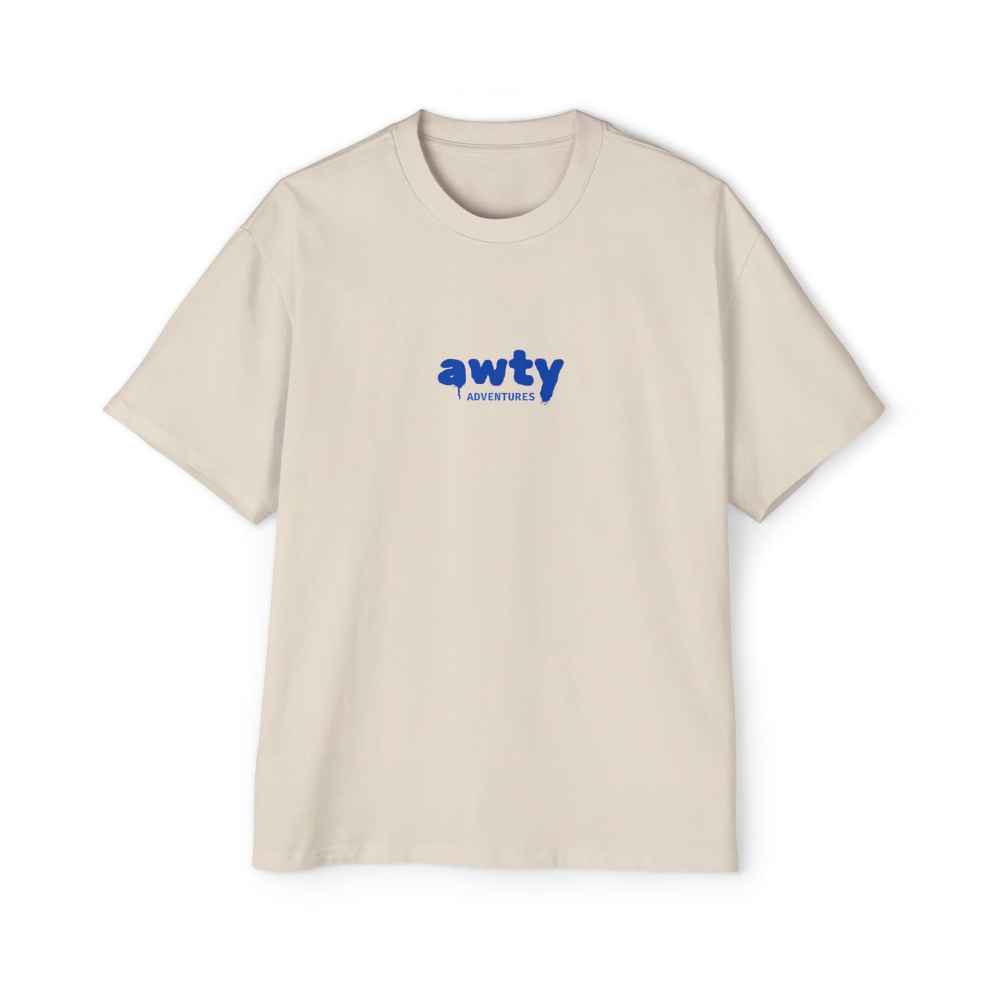 AWTY Adventures Graffiti Style Tee - AS Colour Men's Oversized Tee