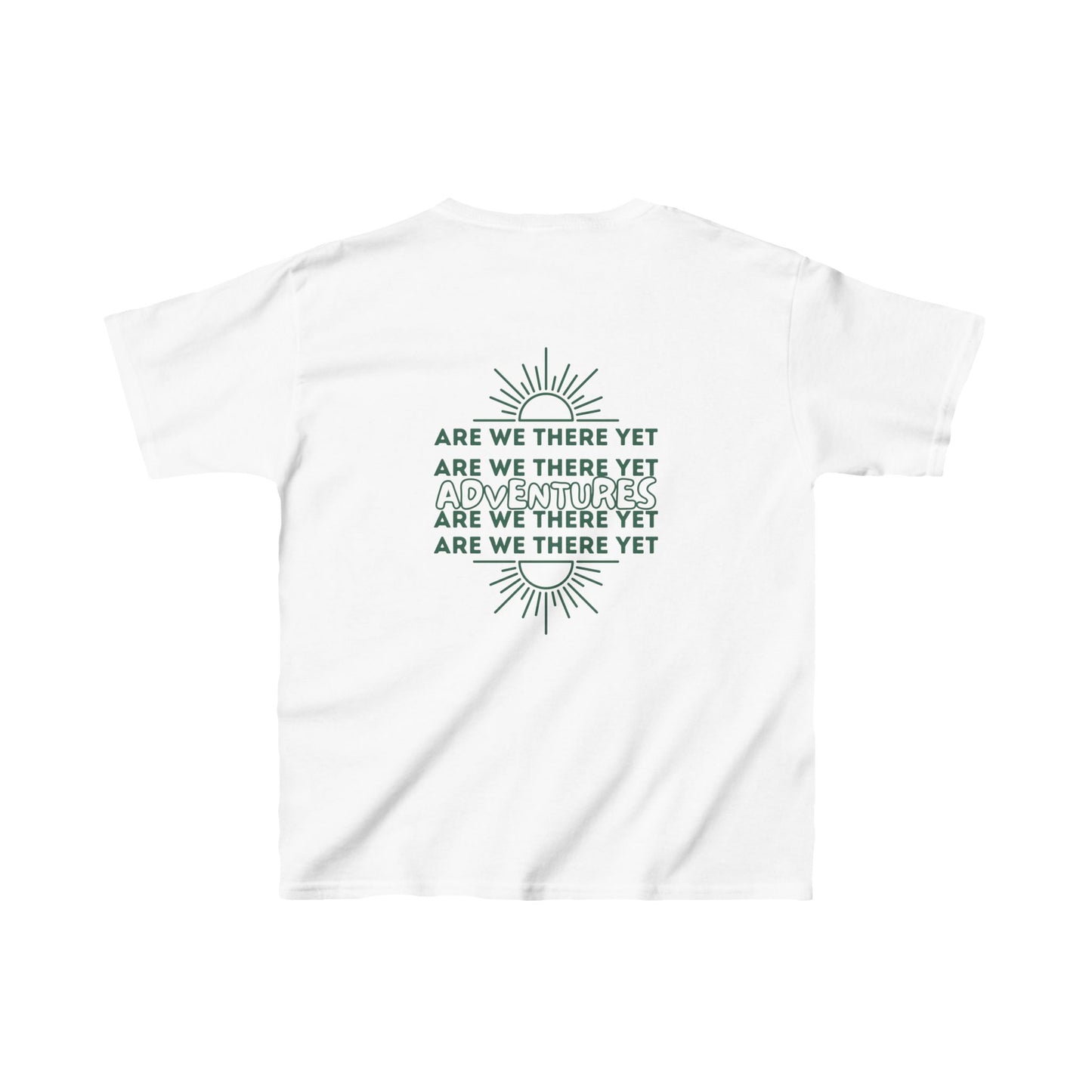 Kids Adventure Tee - "Are We There Yet Adventures" Fun Cotton Shirt