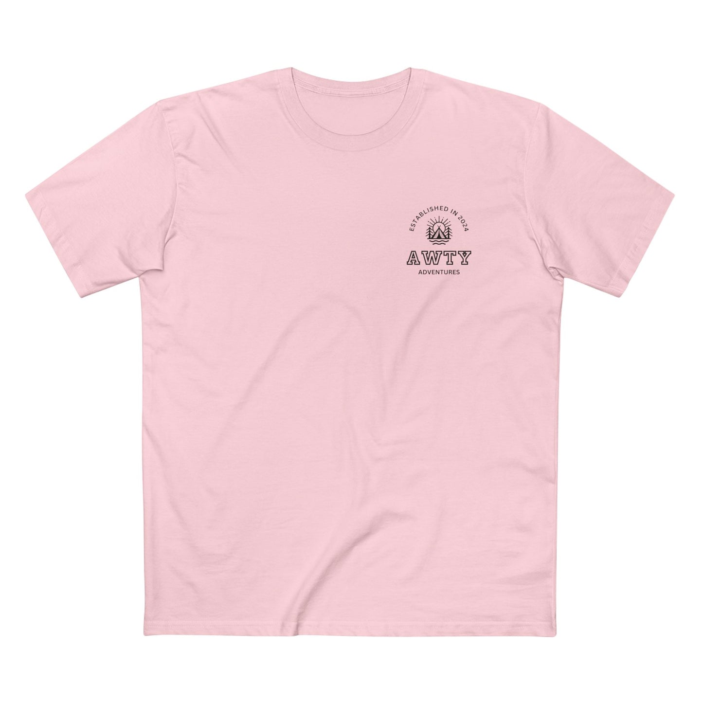 Are We There Yet Adventures Camping Logo - AS Colour Staple Tee