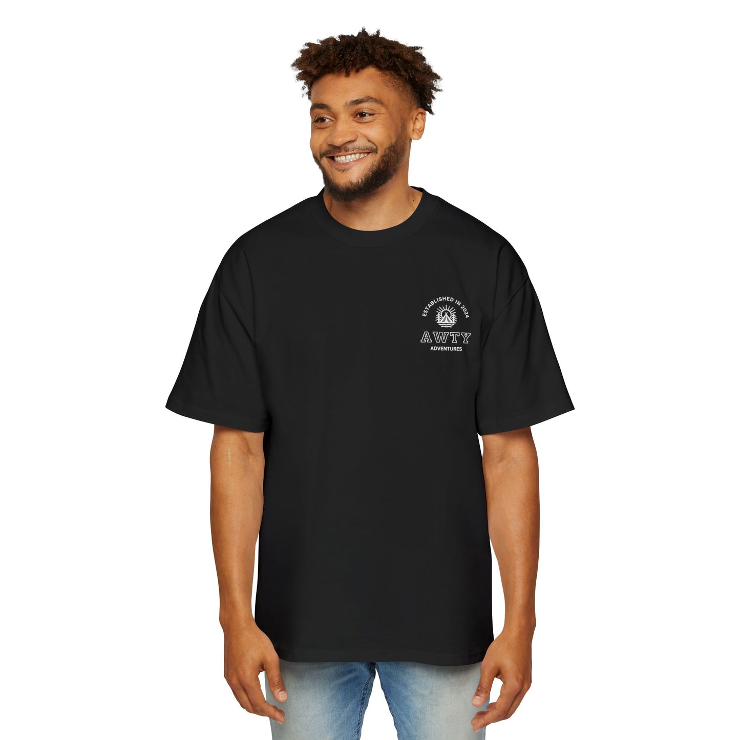 Are We There Yet Adventures Camping Logo - AS Colour 5080 Oversize Tee