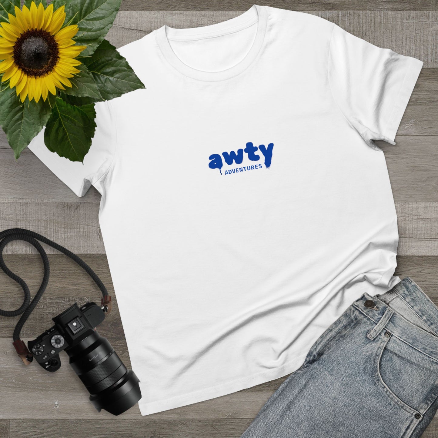 AWTYA Graffiti Design - Women’s Maple Tee