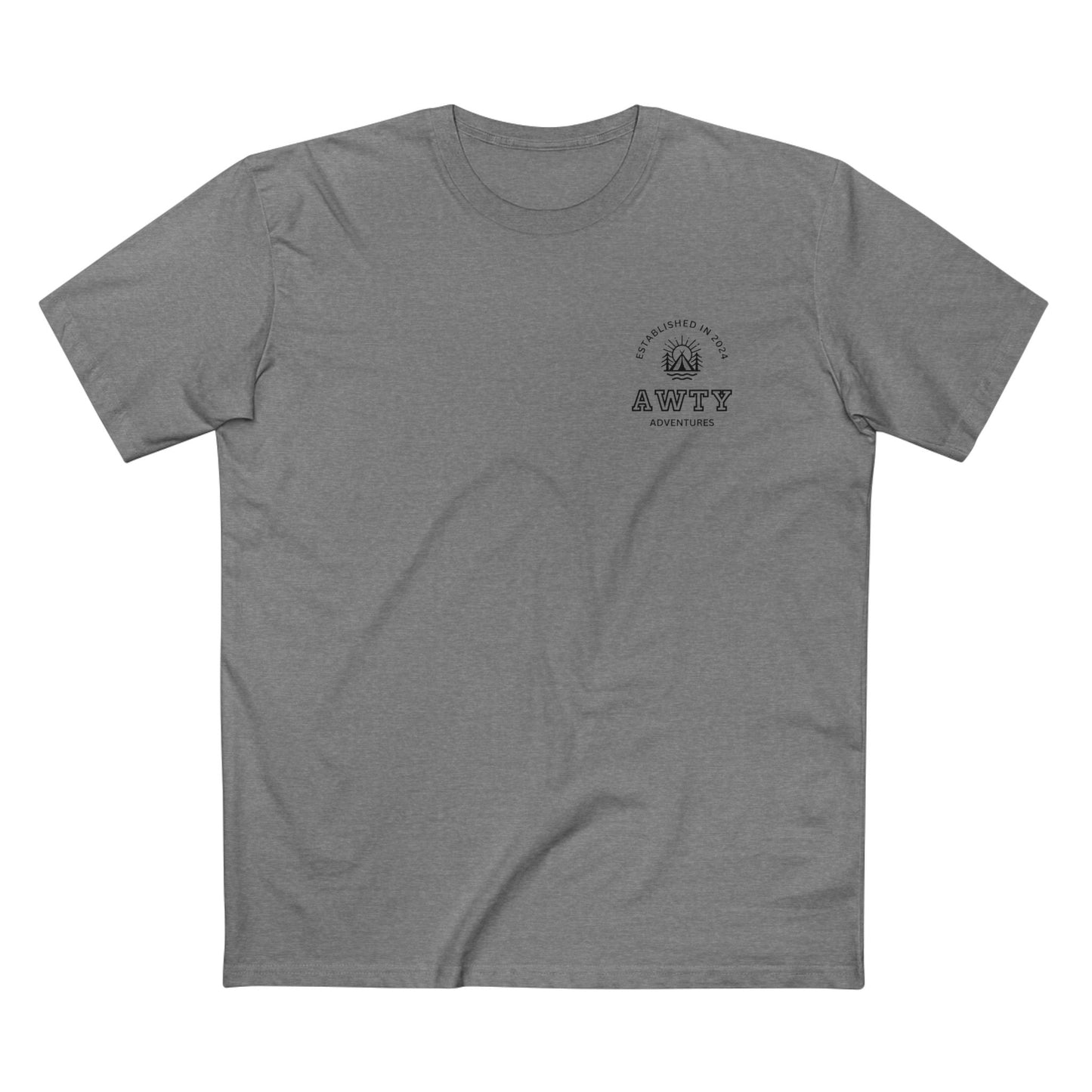 Are We There Yet Adventures Camping Logo - AS Colour Staple Tee